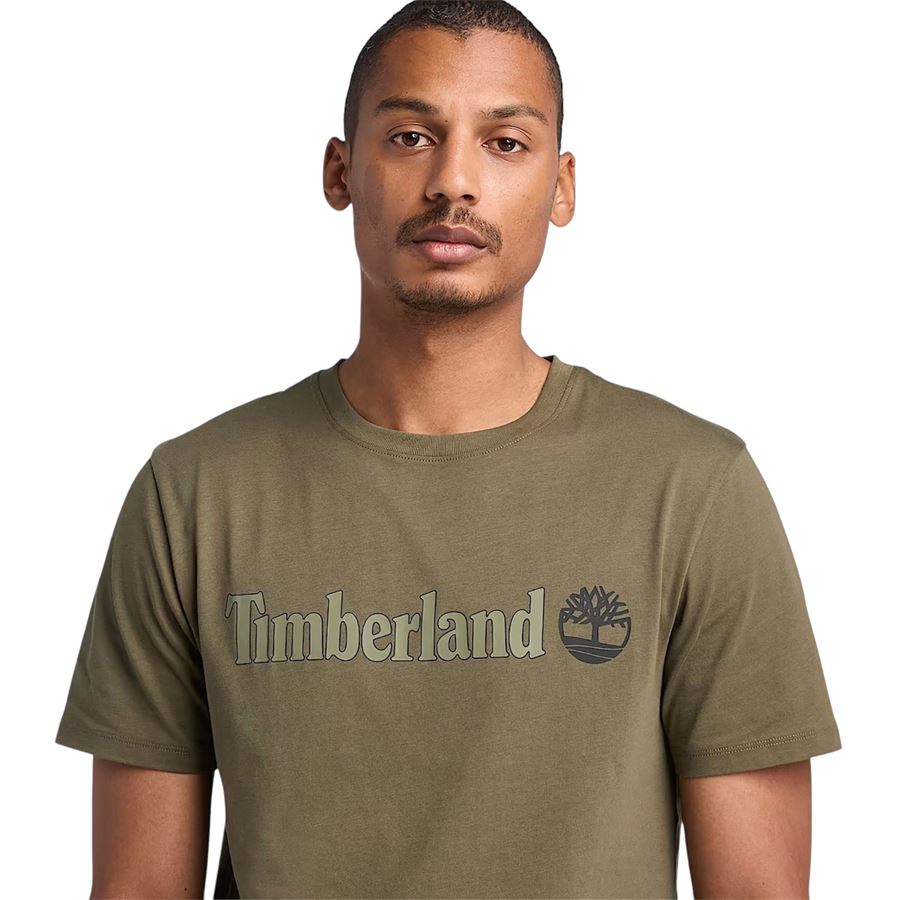 T-shirt a Maniche Corte con Logo Lineare Kennebec River da Uomo Timberland | TB0A5UPQA58